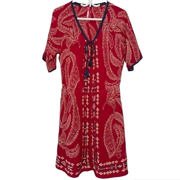 Plenty by Tracy Reese Button Front Boho Midi Dress size S - Picture 1 of 5